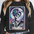 The Reader Tarot Card Reading Skeleton Skull Book Lover Unisex Sweatshirt