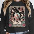 The Reader Tarot Card Shirt Bird Book Lover Bookworm Unisex Sweatshirt