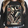 The Reader Tarot Card Skeleton Reading Book Bookworm Bookish Unisex Sweatshirt The Reader Tarot Card Skeleton Reading Book Bookworm Bookish Unisex Sweatshirt