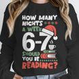 Reading 67 Meme English Teacher Christmas Book Lover Unisex Sweatshirt