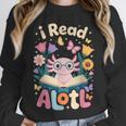 Reading Axolotl Book Lover Wildflowers Unisex Sweatshirt Reading Axolotl Book Lover Wildflowers Unisex Sweatshirt