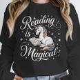 Reading Is Magical Unicorn Book Lover Fantasy Kids Unisex Sweatshirt Reading Is Magical Unicorn Book Lover Fantasy Kids Unisex Sweatshirt