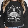 Reading Is A Privilege Vintage Reading Lover Books Unisex Sweatshirt