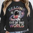 Reading Is Out Of This World Space Book Lover Unisex Sweatshirt