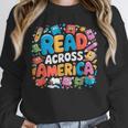 Reads Across Tee America Books Reader Reading Teacher Unisex Sweatshirt