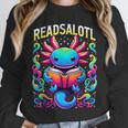 Readsalotl Axolotl Book Lovers Axolotls Unisex Sweatshirt