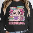Readsalotl Axolotl Reading Book Bookworm Unisex Sweatshirt
