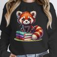 Red Panda Books Lover Reading Bookworm Unisex Sweatshirt
