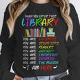 Retro Librarian Book Reader Library Book Reading Unisex Sweatshirt