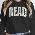 Retro Read Floral Reading Bookworm Librarian Book Lover Unisex Sweatshirt Retro Read Floral Reading Bookworm Librarian Book Lover Unisex Sweatshirt
