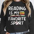 Retro Reading Is My Favorite Sport Baseball World Book Day Unisex Sweatshirt