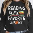 Retro Reading Is My Favorite Sport Football World Book Day Unisex Sweatshirt Retro Reading Is My Favorite Sport Football World Book Day Unisex Sweatshirt