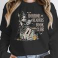 Retro Scary Horror Readers Book Club Spooky Halloween Unisex Sweatshirt