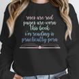 Roses Are Red Pages Are Worn This Book I'm Reading Unisex Sweatshirt Roses Are Red Pages Are Worn This Book I'm Reading Unisex Sweatshirt