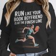 Run Like Your Book Boyfriend Is Waiting Runner Reader Unisex Sweatshirt Run Like Your Book Boyfriend Is Waiting Runner Reader Unisex Sweatshirt
