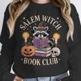 Salem Witch Book Club Bookish Halloween Raccoon Witchcraft Unisex Sweatshirt