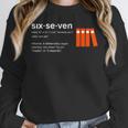 Six Seven Meme Reading Book Lover 6-7 67 Definition Unisex Sweatshirt