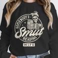 Smut Book Reader Spicy Romance Somebody's Smut Reading Wife Unisex Sweatshirt