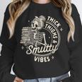 Smut Book Reader Spicy Romance Thick Thighs & Smutty Vibes Unisex Sweatshirt