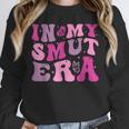 In My Smut Era Groovy Smut Book Reading Spicy Book Romance Unisex Sweatshirt