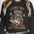 Smut Reader Spicy Book Dark Romance I Like My Fictional Men Unisex Sweatshirt