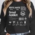 Smutty Book Addict Romance Book Lover Smut Addict Ingredient Unisex Sweatshirt