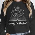 Sorry I'm Booked Floral Book Love Cozy Bookworm Reading Unisex Sweatshirt