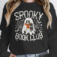 Spooky Book Club Cute Ghost Reading Book Halloween Costume Unisex Sweatshirt Spooky Book Club Cute Ghost Reading Book Halloween Costume Unisex Sweatshirt