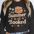 My Summer Is All Booked Book Lover Reading Vacation 2025 Unisex Sweatshirt
