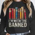 Support Banned Books Freedom I'm With The Banned Unisex Sweatshirt