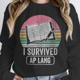 I Survived AP Lang Retro Book Graphic Unisex Sweatshirt I Survived AP Lang Retro Book Graphic Unisex Sweatshirt