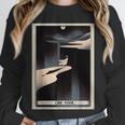 Tarot Cards Guide Book Esoteric Mysticism Clothing The Fool Tarot Card -Adults & Kids Small Short Sleeve Crew Neck Classic Fit Unisex Sweatshirt