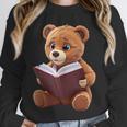 Teddy Bear Reading a Book Unisex Sweatshirt Teddy Bear Reading a Book Unisex Sweatshirt