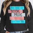 Threadless Grey Sky Chai Trans Book Pride Graphic Unisex Sweatshirt