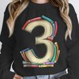 Toddler 3rd Birthday Books Themed 3 Year Old Boys Kids Girls Unisex Sweatshirt