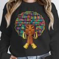 History Month Afro Women Book Lover Librarian Teacher Unisex Sweatshirt