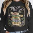 History Month Books Retro Black African Teacher Women Unisex Sweatshirt