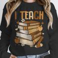 History Month I Teach Melanin Book Black Teacher Unisex Sweatshirt History Month I Teach Melanin Book Black Teacher Unisex Sweatshirt