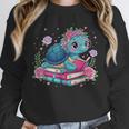 Turtle Bookworm Reading Book Bookworm Book Nerd Cute Graphic Unisex Sweatshirt