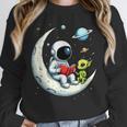 UFO Alien Astronaut Reading Book In Space Unisex Sweatshirt UFO Alien Astronaut Reading Book In Space Unisex Sweatshirt