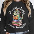 Unearth a Story Summer Reading 2026 Book Lover Dino Fun Unisex Sweatshirt