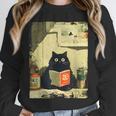 Vintage Japanese Cat Book Lovers Librarian Cat Dad Teacher Unisex Sweatshirt Vintage Japanese Cat Book Lovers Librarian Cat Dad Teacher Unisex Sweatshirt
