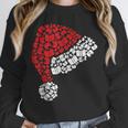 Vintage Retro Christmas Book Xmas Santa Hat Pajama Holiday Unisex Sweatshirt