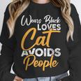 Wears Loves Cats Avoids People I Introvert Unisex Sweatshirt Wears Loves Cats Avoids People I Introvert Unisex Sweatshirt