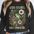 Weird Teachers Build Character Frog Reading Book Librarian Unisex Sweatshirt Weird Teachers Build Character Frog Reading Book Librarian Unisex Sweatshirt