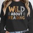 Wild About Reading Animal Bookworm Library Book Lover Reader Unisex Sweatshirt