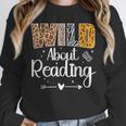 Wild About Reading Book Lover Bookworm Library Day Unisex Sweatshirt