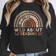 Wild About Reading Books Reader Lover Library Day Librarian Unisex Sweatshirt Wild About Reading Books Reader Lover Library Day Librarian Unisex Sweatshirt