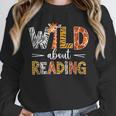Wild About Reading Books Reader Teachers Kids Librarian Unisex Sweatshirt