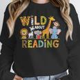 Wild About Reading Kid Love Wild Animal Books Back To School Unisex Sweatshirt Wild About Reading Kid Love Wild Animal Books Back To School Unisex Sweatshirt
